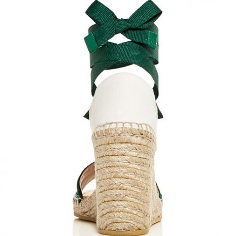 Gucci Ankle Tie Platform Wedge Espadrille Sandals back