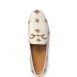 Gucci Jordaan Embroidered Leather Loafers top