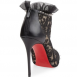 Christian Louboutin Pigalle 100 Studded Lace Booties3
